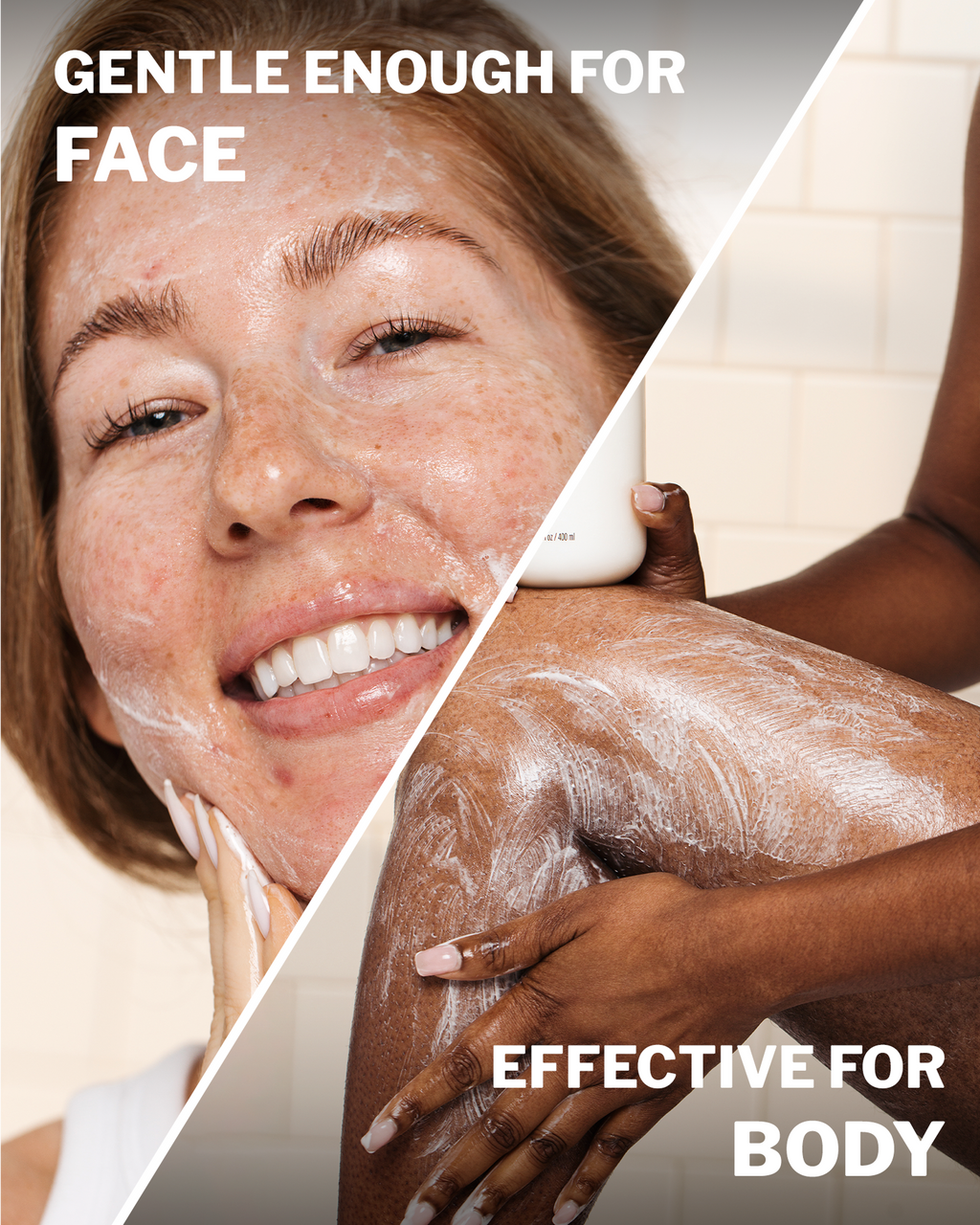 milky-soft face and body cleanser product image 5